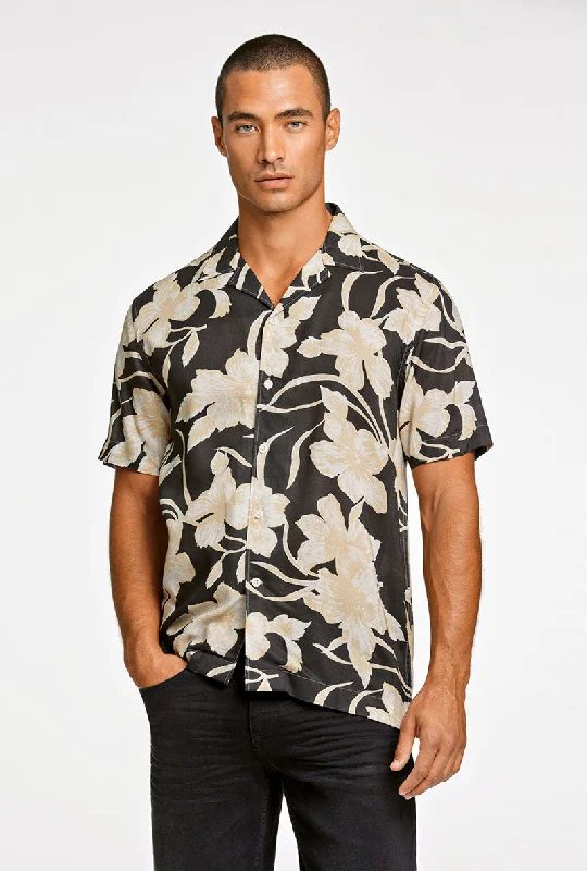 LINDBERGH AOP VISCOSE RESORT SS SHIRT Modern Men's Tech Modern Men's Tech