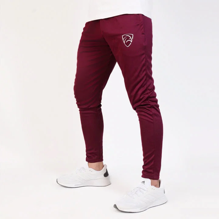 Maroon Hawk Series Bottoms Modern Men's Geometric Modern Men's Geometric