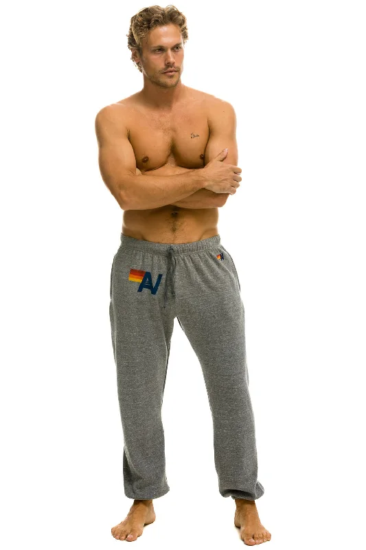 LOGO SWEATPANTS - HEATHER GREY Cozy Men's Winter Cozy Men's Winter