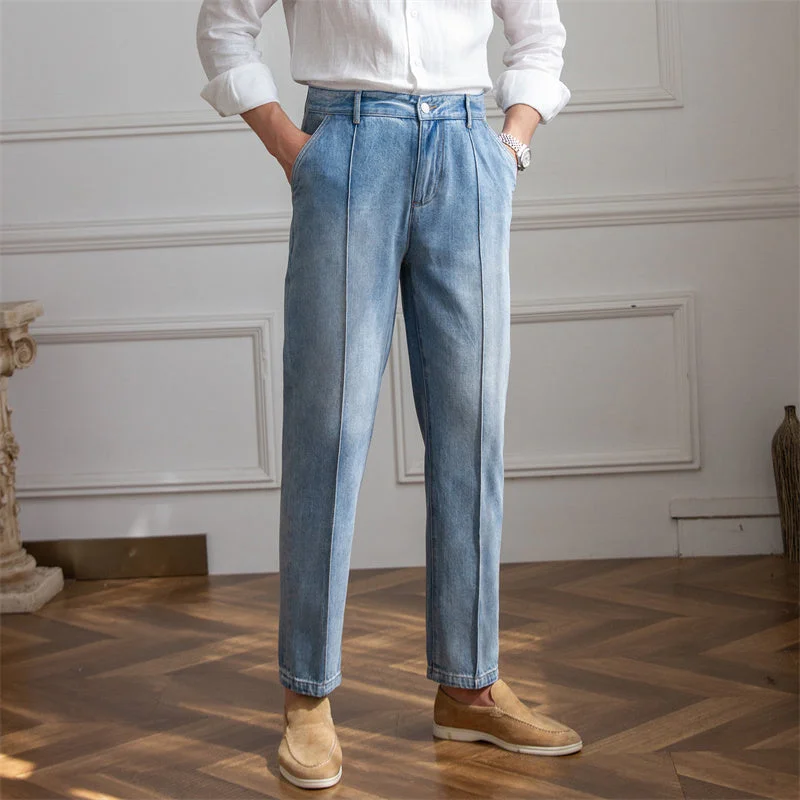 Rome Denim Single Pleated Trouser Refined Men's Classic  Refined Men's Classic 