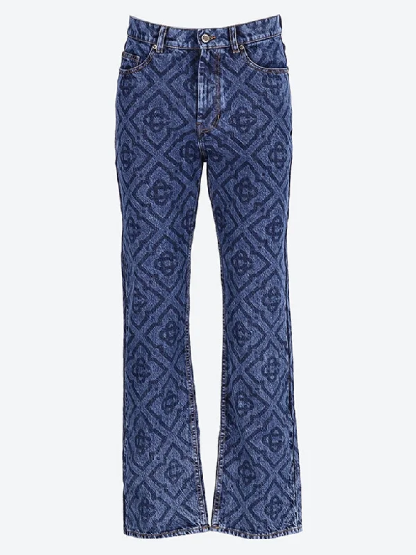 Laser print jeans Artistic Men's Avant Artistic Men's Avant