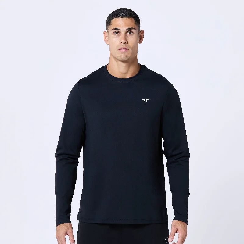 Essential Active Full Sleeves Tee - Black Refined Men's Classic  Refined Men's Classic 