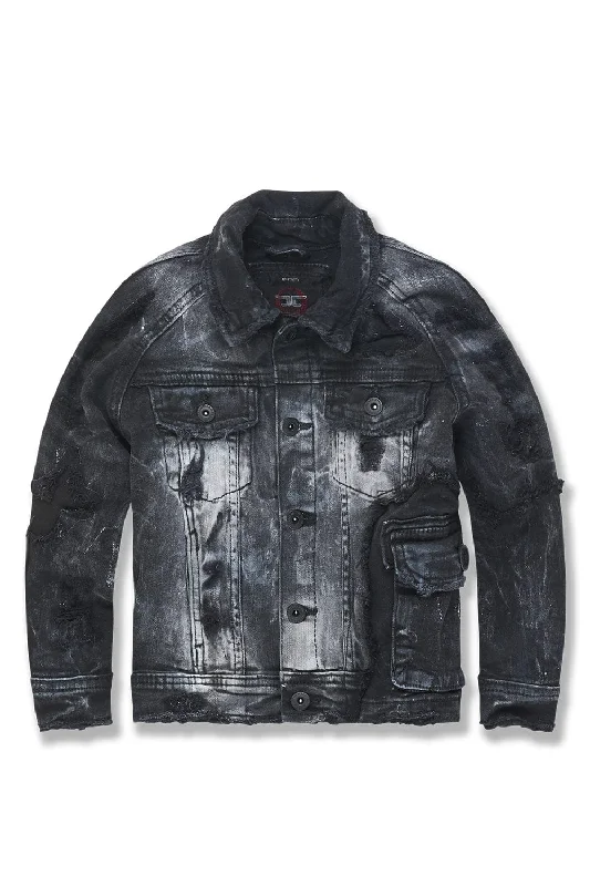 Kids Ambition Denim Trucker Jacket (Industrial Black) Rugged Men's Outdoor  Rugged Men's Outdoor 