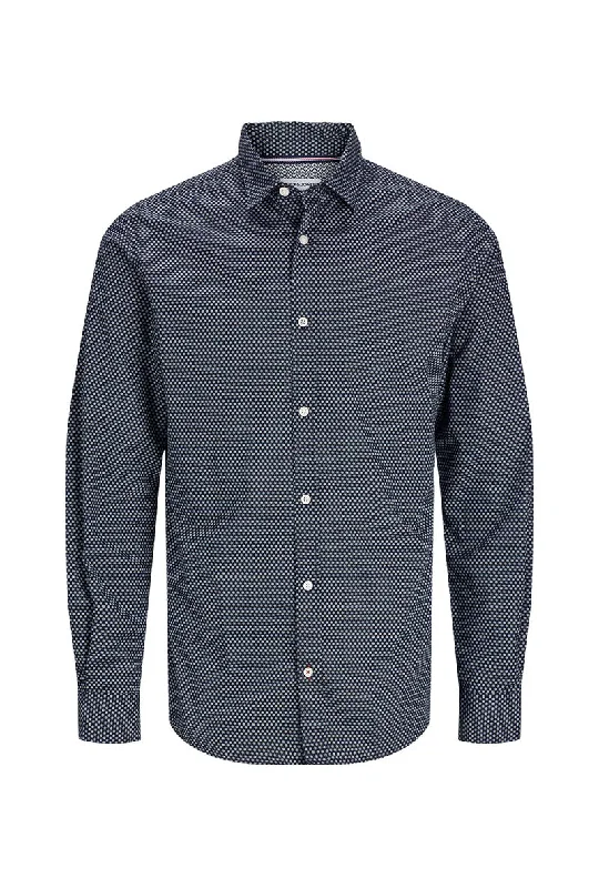 JACK AND JONES MATHEO PRINT DETAIL SHIRT Cool Men's Skate Cool Men's Skate