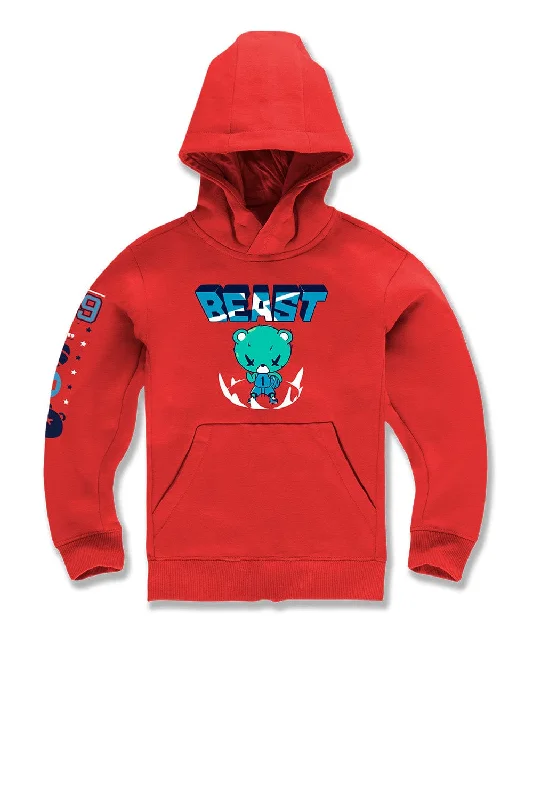 Kids Beast Pullover Hoodie (Red) Sophisticated Men's  Sophisticated Men's 