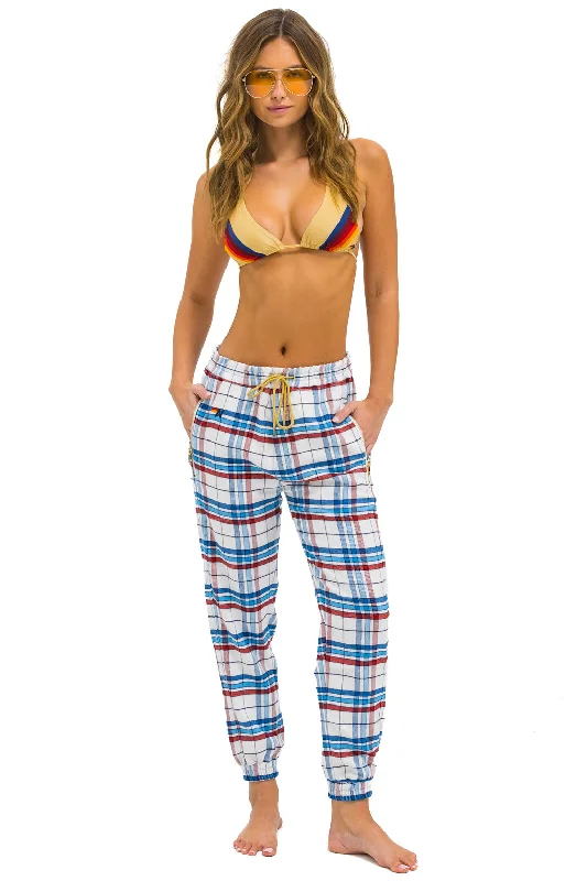 UNISEX PLAID LODGE PANT - MONTAUK PLAID Beach Beach