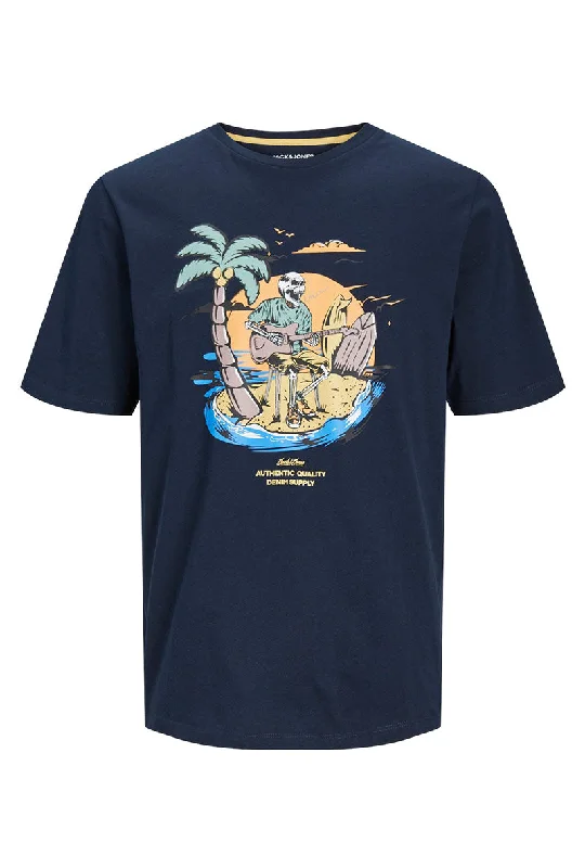 JACK AND JONES ZION HAWAII SS TSHIRT Confident Men's High Confident Men's High