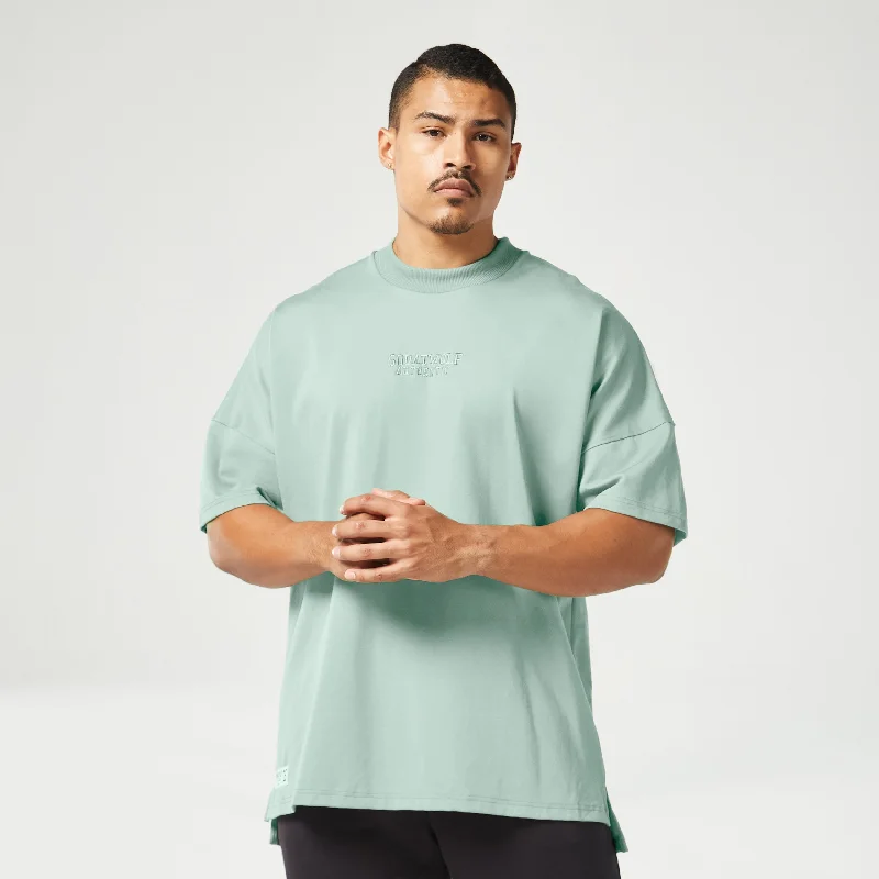 Golden Era Authentic Oversized Tee - Aqua Foam Athletic Men's High Athletic Men's High