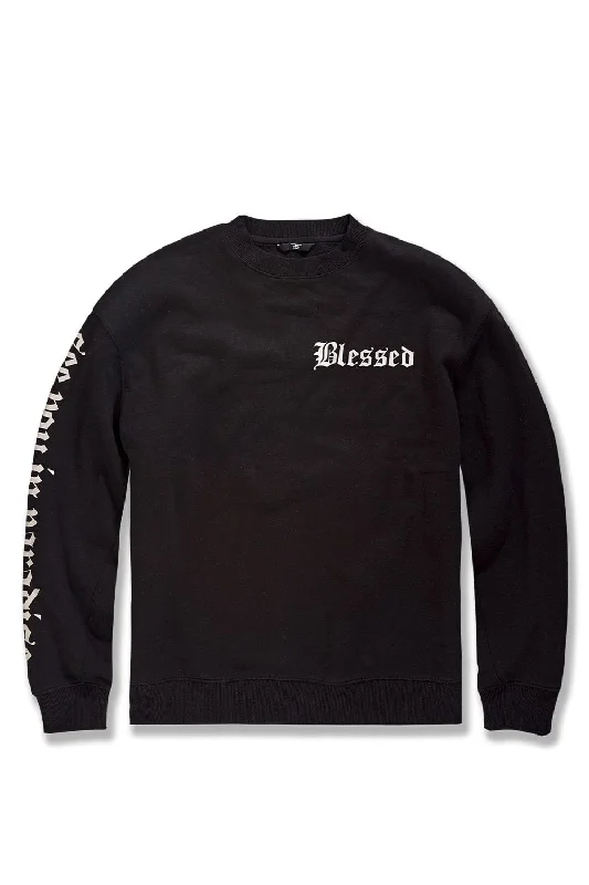 Blessed Crewneck Sweatshirt Dynamic Men's Glow Dynamic Men's Glow