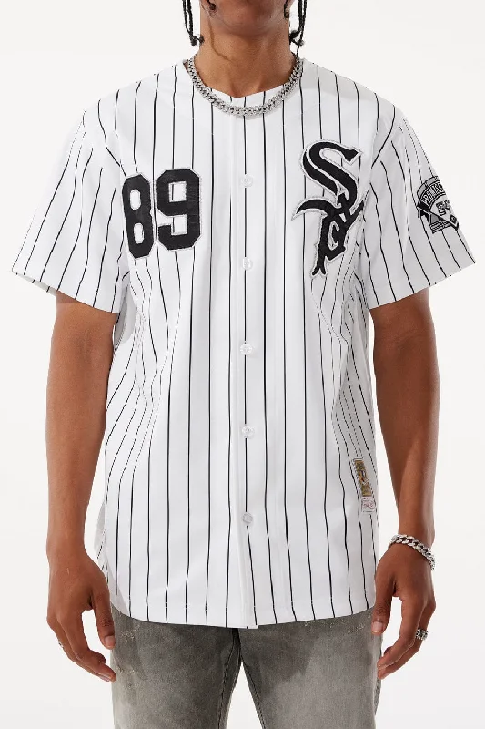 Windy City Baseball Jersey (White) Refined Men's Classic  Refined Men's Classic 