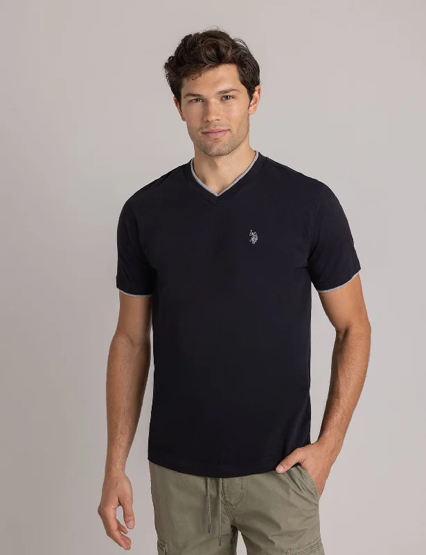 DOUBLE V-NECK T-SHIRT Dynamic Men's Moto Dynamic Men's Moto