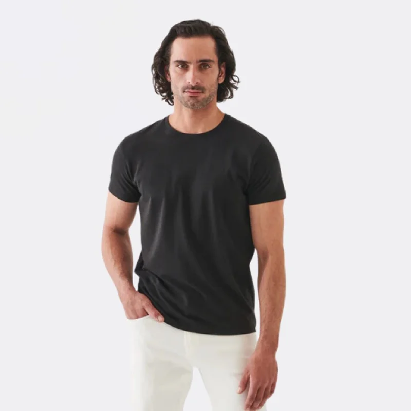 Iconic Crew T-Shirt (Black) Luxurious Men's High Luxurious Men's High