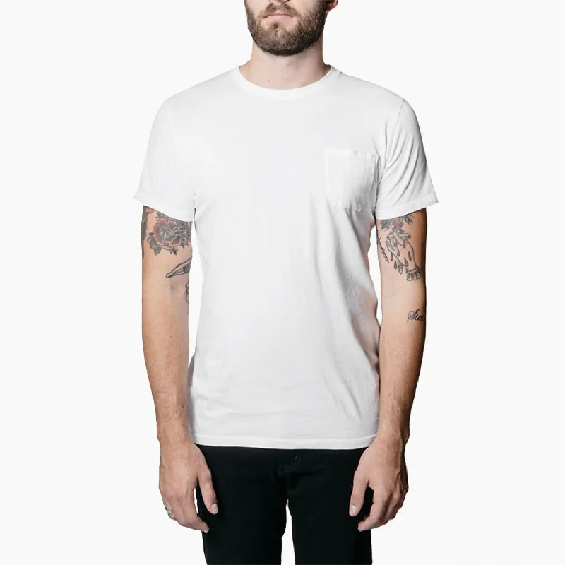 Crew Pocket Tee (White) Confident Men's Power Confident Men's Power