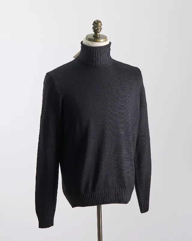 Ribbed Turtleneck Sweater Monochromatic All Monochromatic All