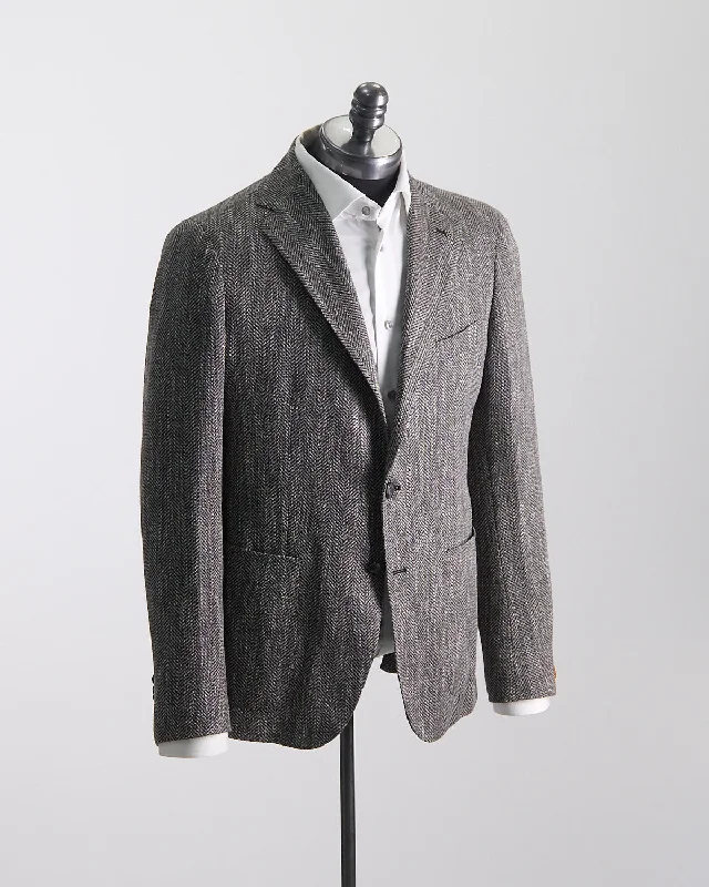 The 'Perfect Fit' Herringbone Soft Sport Jacket Practical Men's Quick Practical Men's Quick