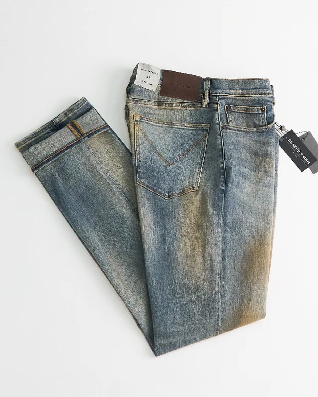 Slim Fit Rust Wash Edgy Men's Punk Edgy Men's Punk