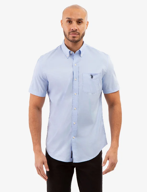 SHORT SLEEVE STRETCH POPLIN SHIRT Beach Beach