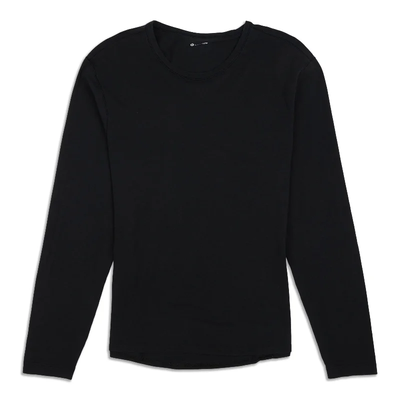 lululemon Fundamental Long-Sleeve Shirt - Resale Monochromatic Office Style Monochromatic Office Style