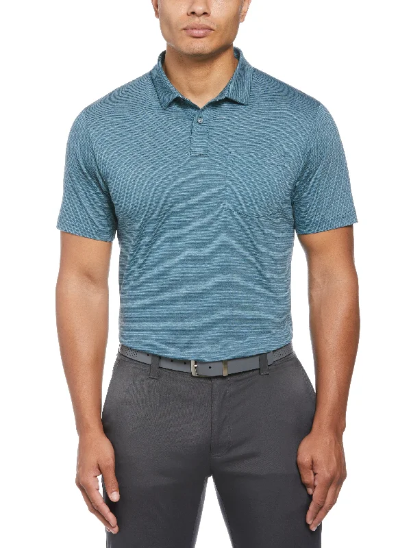 Men's Short Sleeve Fine Line Eco Polo With Pocket Lumberjack Lumberjack