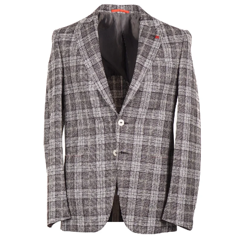 Isaia Woven Wool-Blend Sport Coat Relaxed Men's Australian  Relaxed Men's Australian 