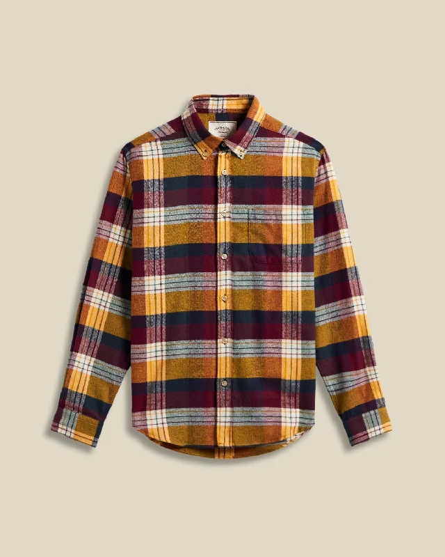 Cotton 'stance' Flannel Shirt Tailored Tailored