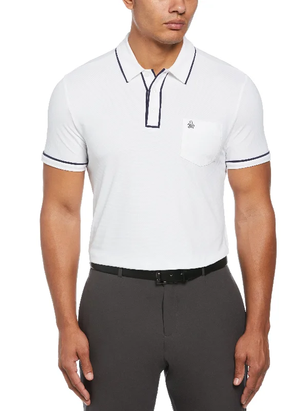 Men's Technical Earl Short Sleeve Golf Polo Shirt Practical Men's Multi Practical Men's Multi