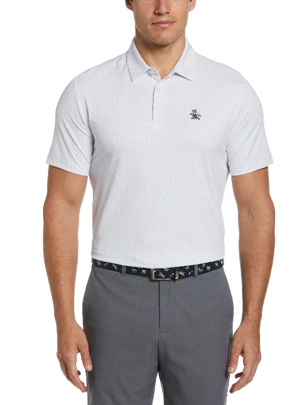 Men's All-Over Pete Print Golf Polo Organic Organic