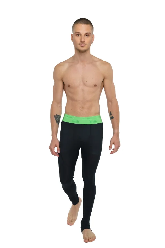 Performance Yoga Leggings - Long (Carbon Black) Refined Men's Velvet Refined Men's Velvet