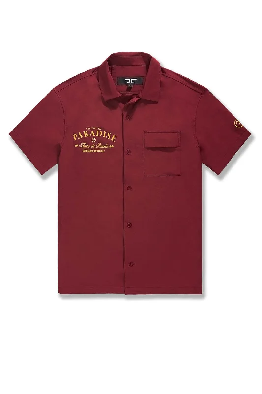 El Paso Mechanic S/S Shirt (Wine) Beach Beach