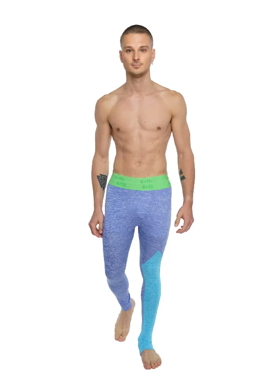 Performance Yoga Leggings - Long (Lavender Heather) Elegant Men's Cashmere Elegant Men's Cashmere