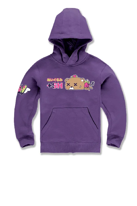 Kids OG Plush Pullover Hoodie (Purple) Masculine Men's Thick Masculine Men's Thick