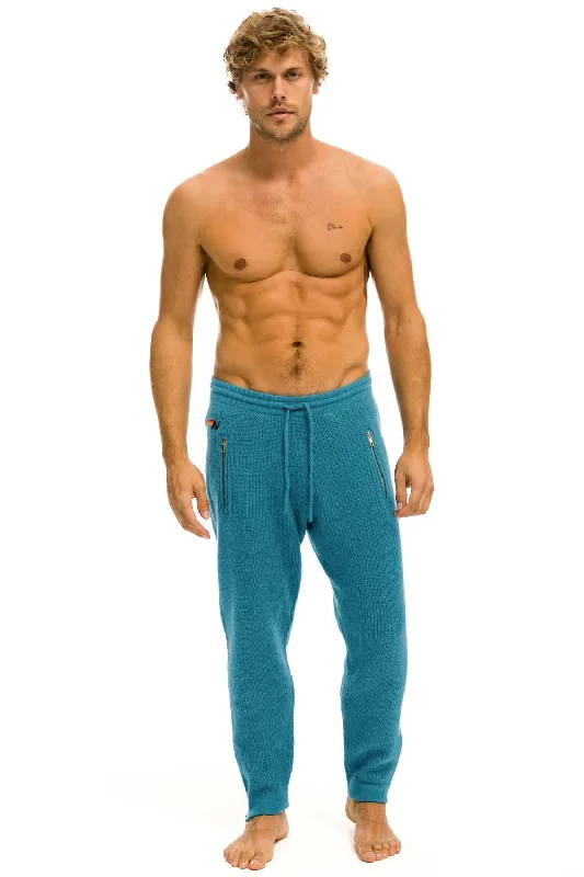 MEN'S VINTAGE CABIN CASHMERE SWEATER PANT - COBALT Unique Men's Patch Unique Men's Patch