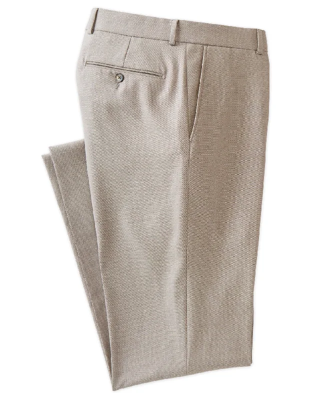 Dunhill Mouline Flat-Front Trouser Tough Men's Military Tough Men's Military