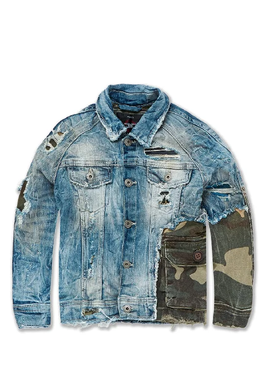 Kids Devotion Denim Trucker Jacket (Woodland) Traditional Men's Wool Traditional Men's Wool