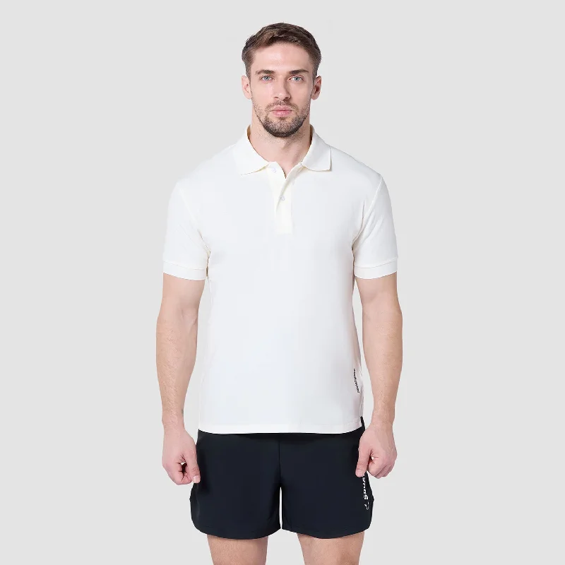 Core Over Achiever Polo - Pearl White Rugged Men's Outdoor  Rugged Men's Outdoor 