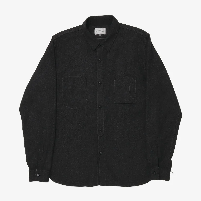 Wool Work Shirt Unique Men's Patch Unique Men's Patch