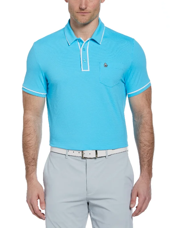 Men's Technical Earl Short Sleeve Golf Polo Shirt Gym Gym