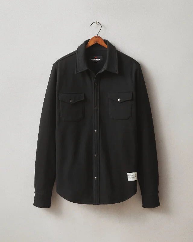 Redwood Fleece Overshirt - Black Modern Men's Tech Modern Men's Tech