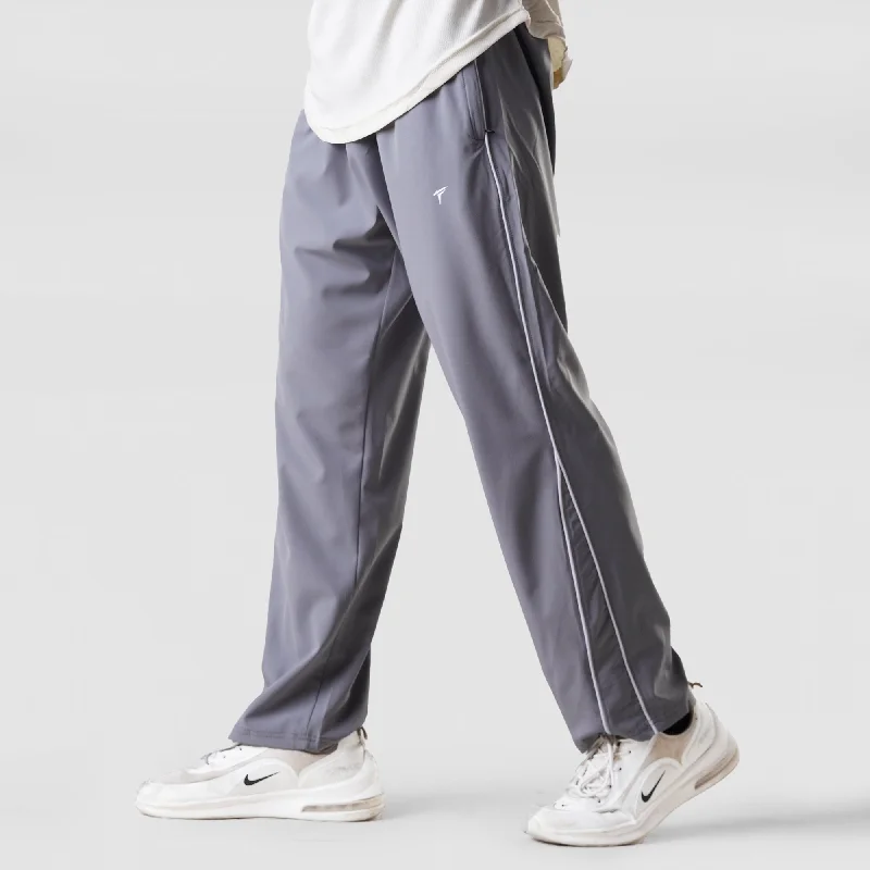 Tf-Premium Grey Baggy Piping Bottoms Athletic Men's High Athletic Men's High