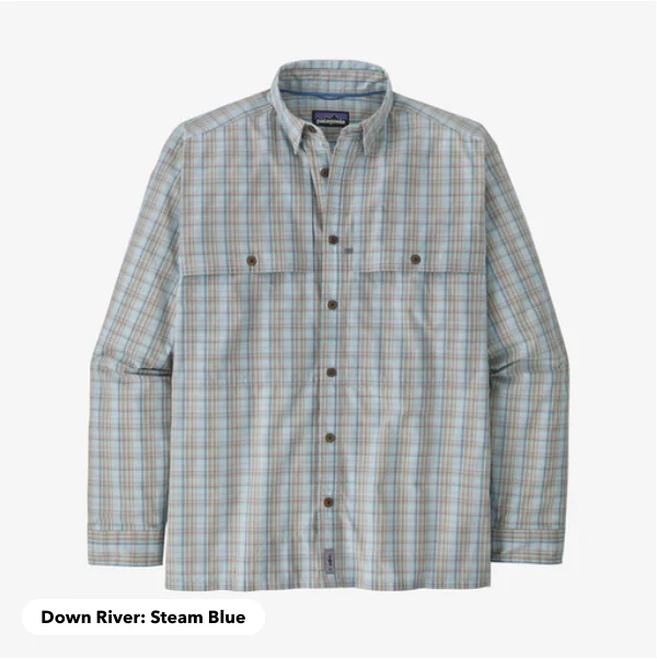 Patagonia Men's Long-Sleeved Island Hopper Shirt Cool Men's Distressed Cool Men's Distressed