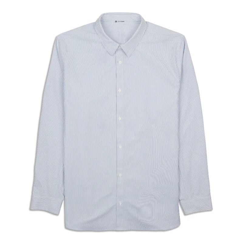 New Venture Classic-Fit Long-Sleeve Shirt - Resale Sharp Men's Italian Sharp Men's Italian