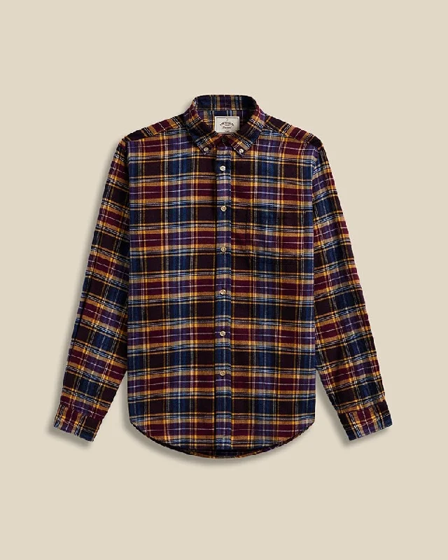 Cotton 'Apollo' Flannel Shirt Dynamic Men's Moto Dynamic Men's Moto