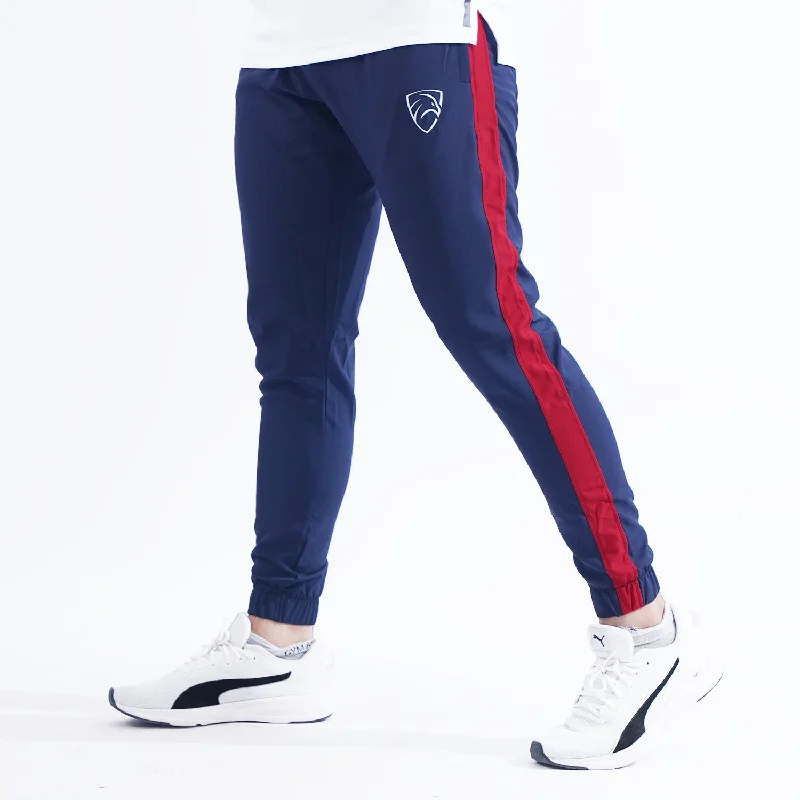 Tf-Navy Micro Bottoms With Red Side Panel Confident Men's Power Confident Men's Power