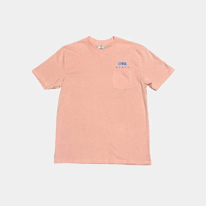 Short Sleeve Pocket Tee (Pink) Earthy Men's Hemp Earthy Men's Hemp