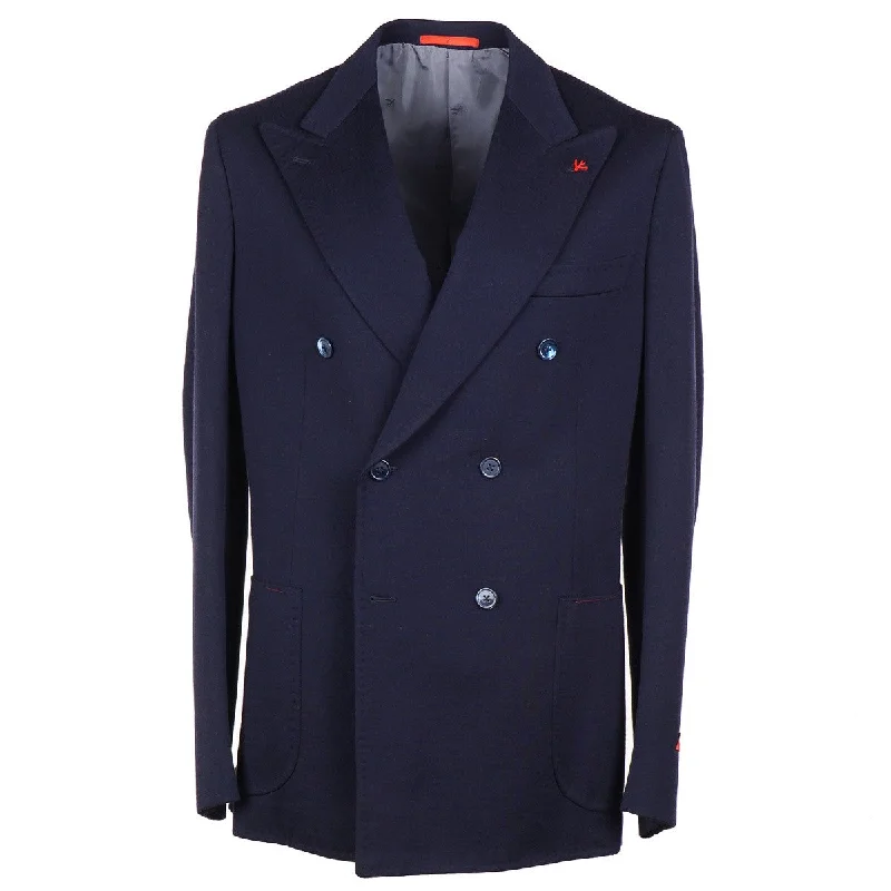 Isaia Slim-Fit Jersey Wool Blazer Casual Men's Japanese  Casual Men's Japanese 