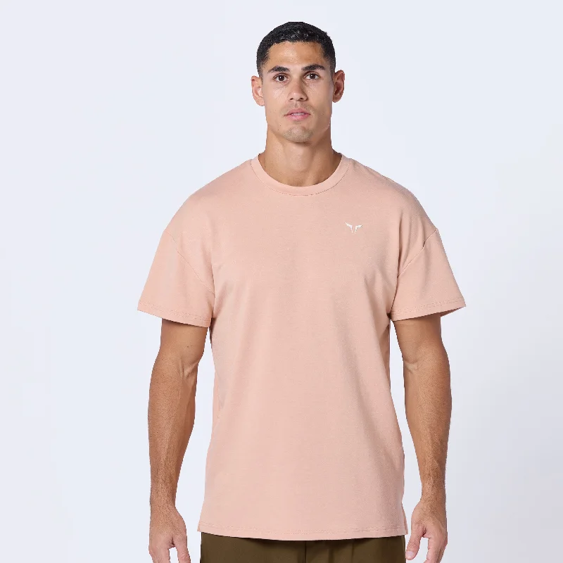 Essential Oversized Tee - Maple Sugar Laid Laid