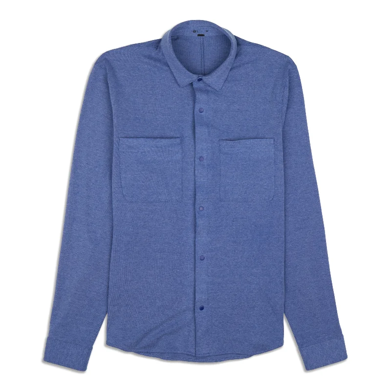 Soft Knit Overshirt - Resale Polished Men's Silk Polished Men's Silk