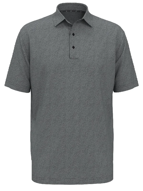 Men's Heather Geo Print Golf Polo Sleek Men's Contemporary  Sleek Men's Contemporary 