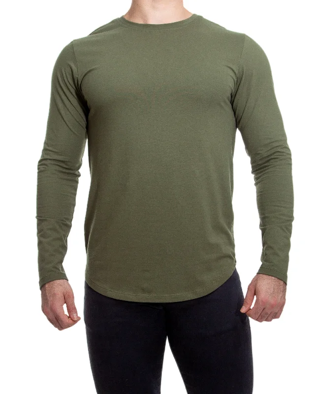 Olive Green  Sweatshirt Dynamic Men's Glow Dynamic Men's Glow