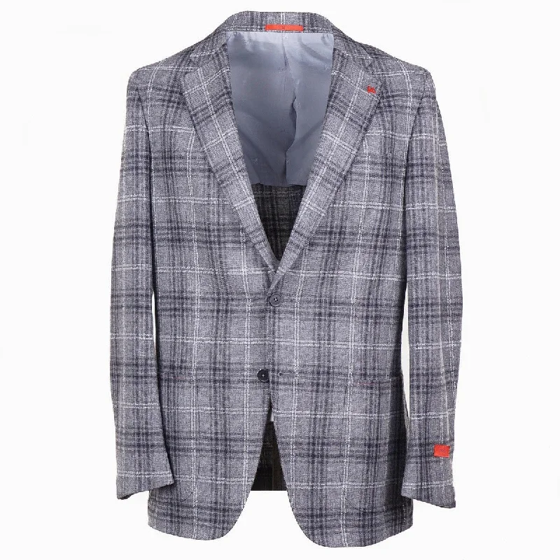 Isaia Llama-Wool-Silk Sport Coat Dynamic Men's High Dynamic Men's High